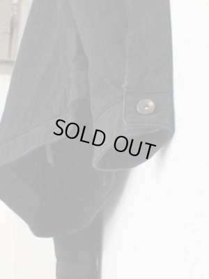 画像7: bukht 12.5oz BAND COLLAR DENIM JACKET BLACK