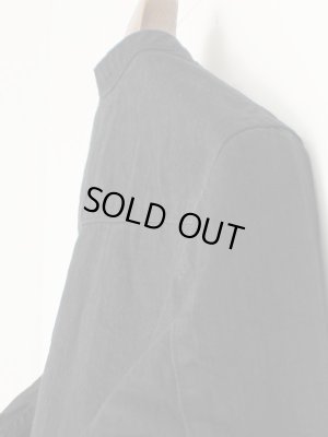 画像6: bukht 12.5oz BAND COLLAR DENIM JACKET BLACK