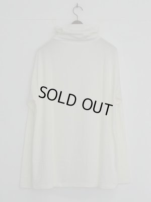 画像4: HUMIS BIG SILHOUETTE EASY TURTLENECK WHITE