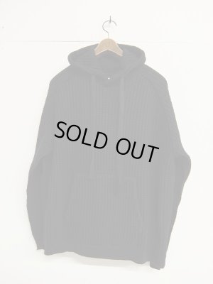 画像2: bukht NEW BIG WAFFLE HOODED BLACK