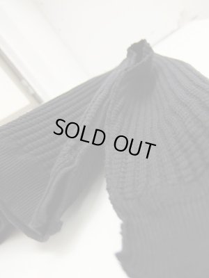 画像8: bukht NEW BIG WAFFLE HOODED BLACK