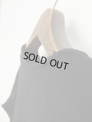 画像11: bukht 10///// COTTON ZIP UP CUT&SAW BLACK