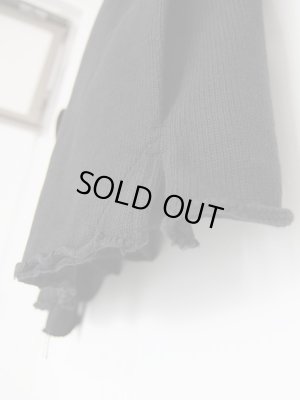 画像7: bukht 10///// COTTON ZIP UP CUT&SAW BLACK