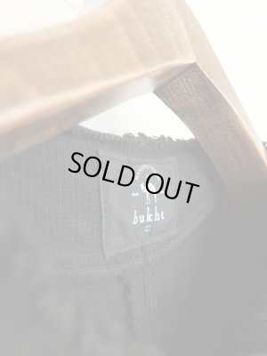 画像4: bukht 10///// COTTON ZIP UP CUT&SAW BLACK