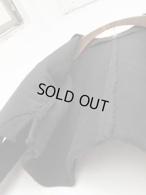 画像8: bukht 10///// COTTON ZIP UP CUT&SAW BLACK