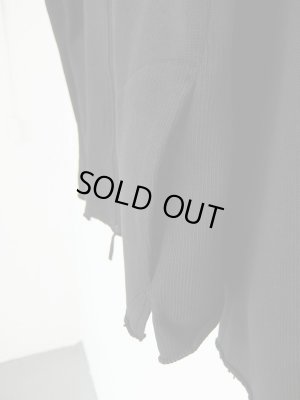 画像5: bukht 10///// COTTON ZIP UP CUT&SAW BLACK