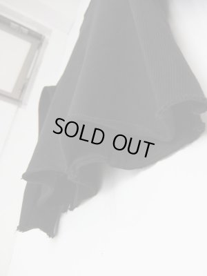 画像14: bukht 10///// COTTON ZIP UP CUT&SAW BLACK