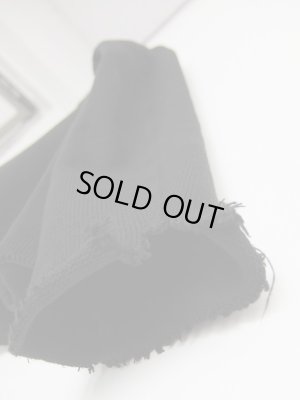 画像12: bukht 10///// COTTON ZIP UP CUT&SAW BLACK