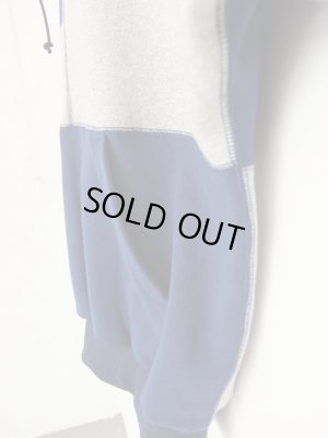 画像7: PHINGERIN JEANS PANEL PARKA ネイビー×杢グレー×ホワイト