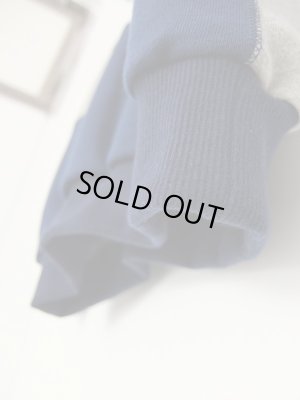 画像9: PHINGERIN JEANS PANEL PARKA ネイビー×杢グレー×ホワイト