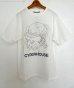 画像1: CYDERHOUSE 原画モトコMASK Tシャツ WHITE (1)