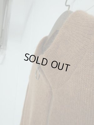 画像3: bukht MOHAIR ZIP MOC NECK CAMEL