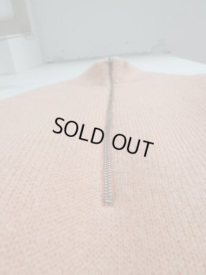 画像3: bukht MOHAIR ZIP MOC NECK FLAMINGO