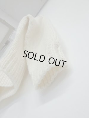 画像10: PHINGERIN HAND KNITTED BUTTON JUMPER オフワイト