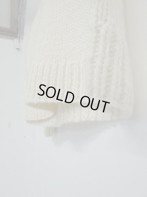 画像11: PHINGERIN HAND KNITTED BUTTON JUMPER オフワイト
