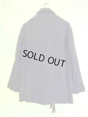 画像9: bukht NOTCHED LAPEL JACKET BLACK PURPLE