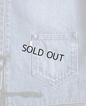 画像8: THE NERDYS JEAN REVERSIBLE VEST U.INDIGO×BLACK