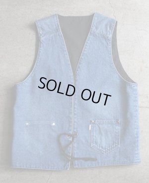 画像5: THE NERDYS JEAN REVERSIBLE VEST U.INDIGO×BLACK