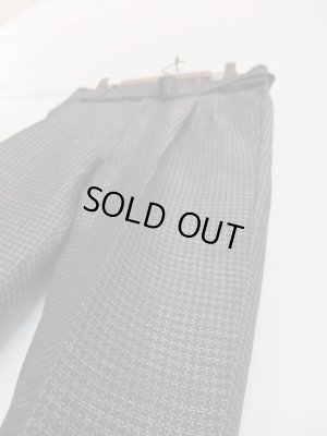画像6: LITTLEBIG Houndstooth 2-Tuck Tapered Trousers