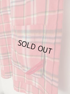 画像6: PHINGERIN NIGHT SHIRT WC レッドチェック