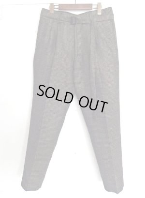 画像2: LITTLEBIG Houndstooth 2-Tuck Tapered Trousers