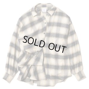 画像2: EFILEVOL Flannel Little Russell Shirt Ombre