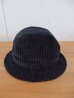 画像2: EFILEVOL 3W Corduroy Hat Black (2)