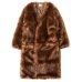 画像1: EFILEVOL Fur Coat Brown (1)