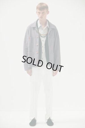 画像10: bukht LOOSE SHIRTS BLACK STRIPE