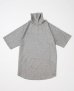 画像1: THE NERDYS TURTLE neck tencel T-shirt H.Gray (1)