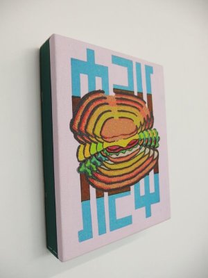 画像2: CYDERHOUSE×GENTLE Hamburger Art