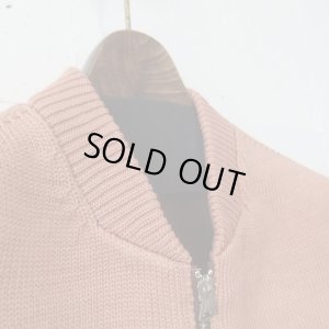 画像2: THE NERDYS HARD cotton knit Blouson Chinnamon