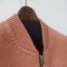 画像2: THE NERDYS HARD cotton knit Blouson Chinnamon