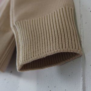 画像7: THE NERDYS HARD cotton knit Blouson M.Beige