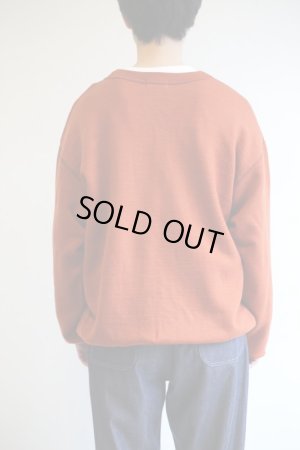 画像6: TONE V NECK WOOL SWEAT DARK ORANGE