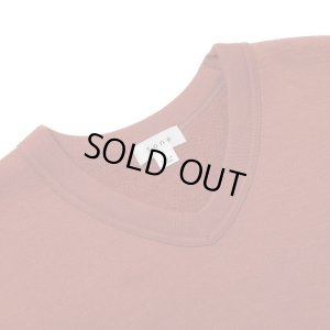 画像3: TONE V NECK WOOL SWEAT DARK ORANGE