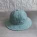 画像1: EFILEVOL Gingham Checked Hat Green Check (1)