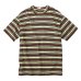 画像1: THE NERDYS SA embroiderry Border T-shirt Brown (1)