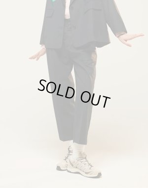 画像8: EFILEVOL Flower Embroidery Big Jacket Navy