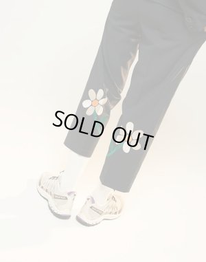 画像10: EFILEVOL Flower Embroidery Big Jacket Navy