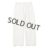 ETHOS WIDE TROUSERS WHITE
