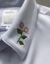 画像4: THE NERDYS Flower Embroidery Shirt S.Blue (4)