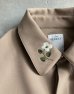 画像3: THE NERDYS Flower Embroidery Shirt Brown (3)