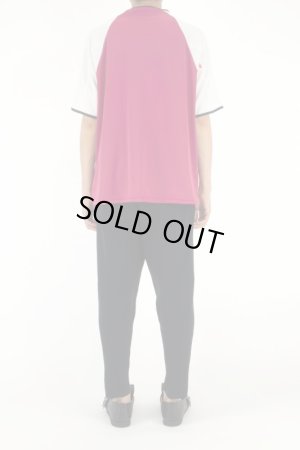 画像6: PHINGERIN HEART JERSEY TEE BURGUNDY x WHITE