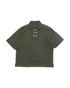 画像1: PHINGERIN DOUBLE POLO MOSS GREEN