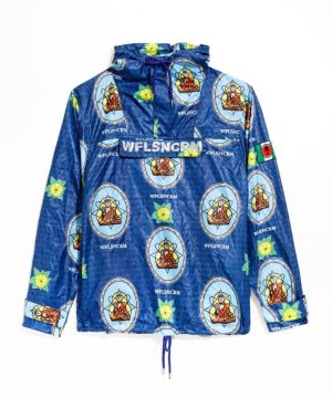 画像1: WAFFLESNCRREAM JACKET BLUE