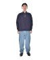 画像3: PHINGERIN DOUBLE HENLEY SWEATSHIRT NAVY