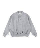 PHINGERIN DOUBLE HENLEY SWEATSHIRT GREY