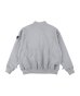 画像2: PHINGERIN DOUBLE HENLEY SWEATSHIRT GREY