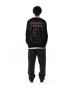 画像5: PHINGERIN WINDOW WEB SWEATER BLACK